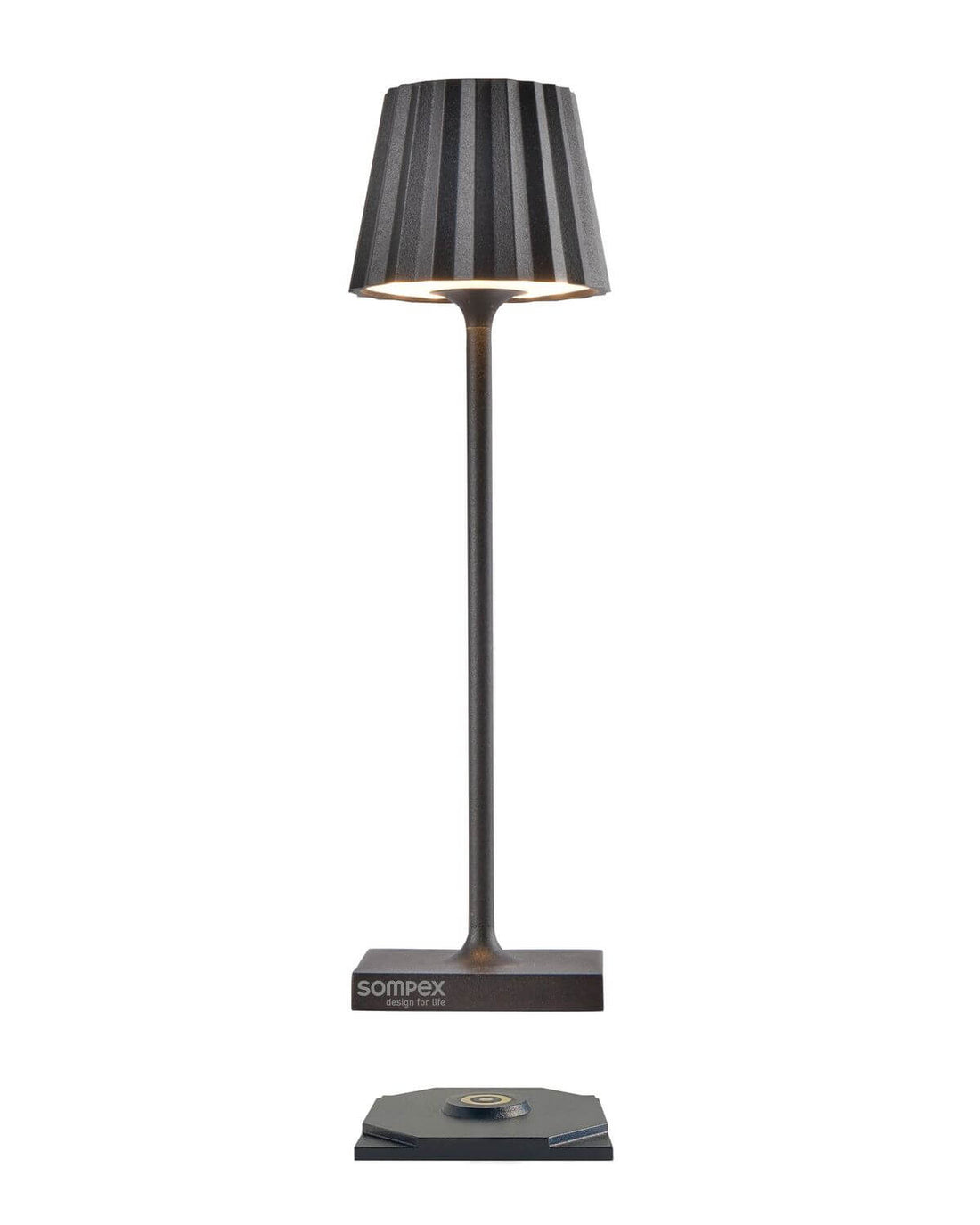 Lampe à poser sans fil Troll Nano anthracite