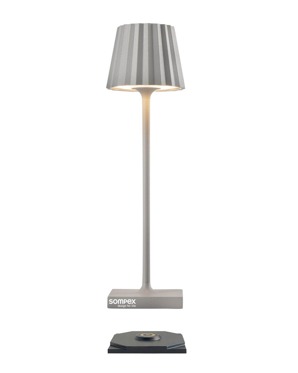 Lampe à poser sans fil Troll Nano grise