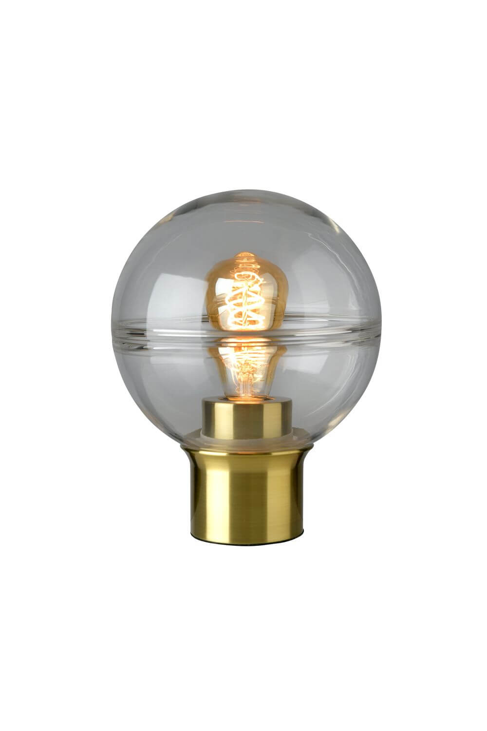 Lampe à poser Tokio dorée, H 24 cm