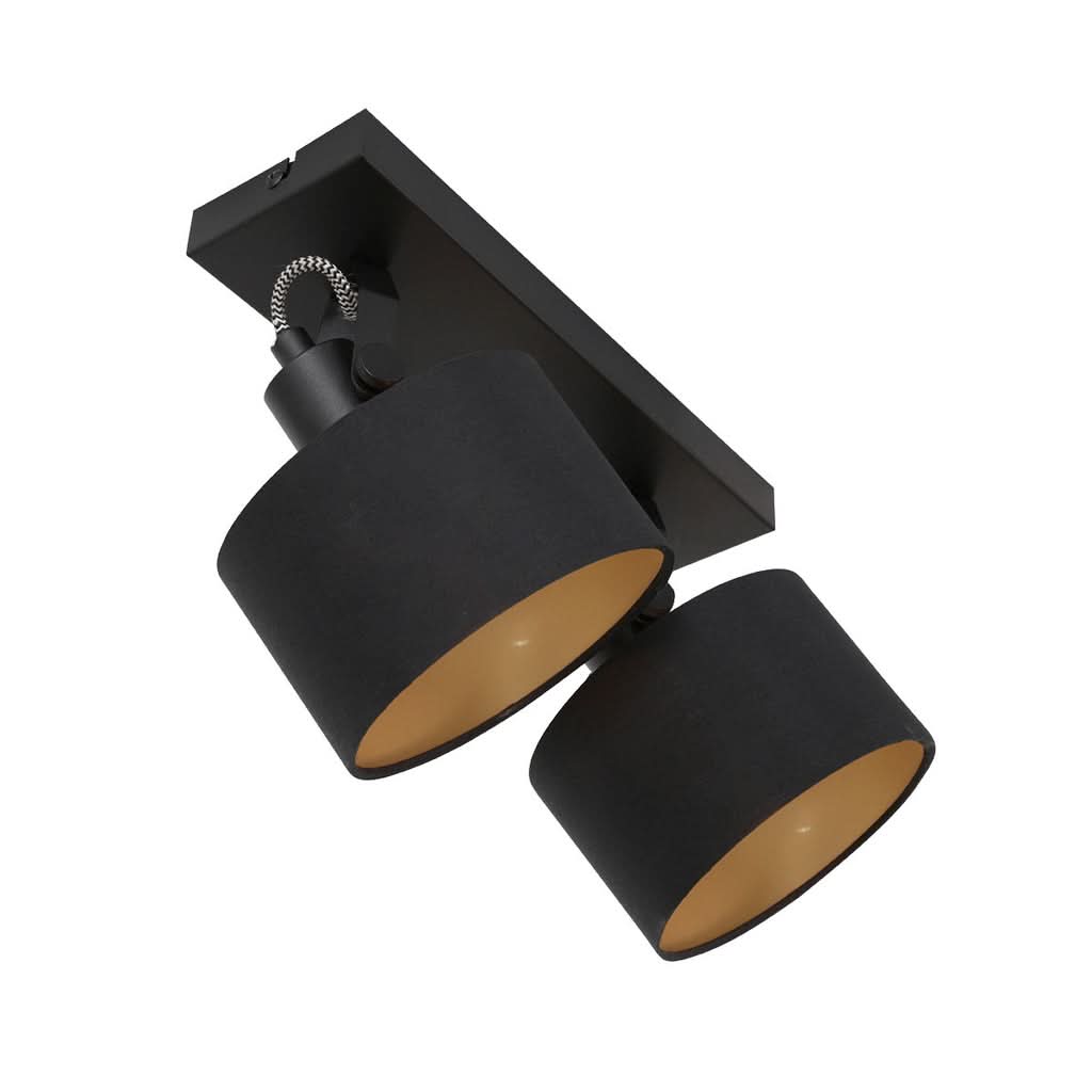 Spot Plafond Noir Contemporain