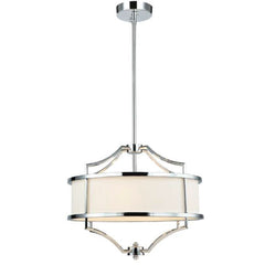 Suspension Stesso S, abat-jour tissu