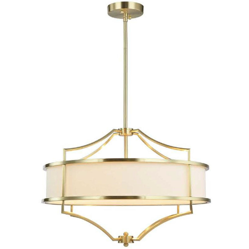 Suspension Stesso M, abat-jour tissu