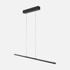 Dimmbare schwarze LED-Pendelleuchte mit Touch-Funktion, 114 cm | Bande