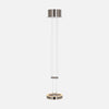 Hängeleuchte Piola LED-Ring, gebürsteter Stahl, Ø 15 cm, verstellbar, Esszimmer | 3500ST