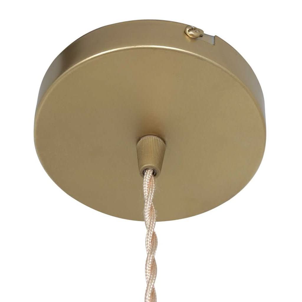 Suspension En Verre Et Laiton | Grazio - Designix Suspension Luminaire