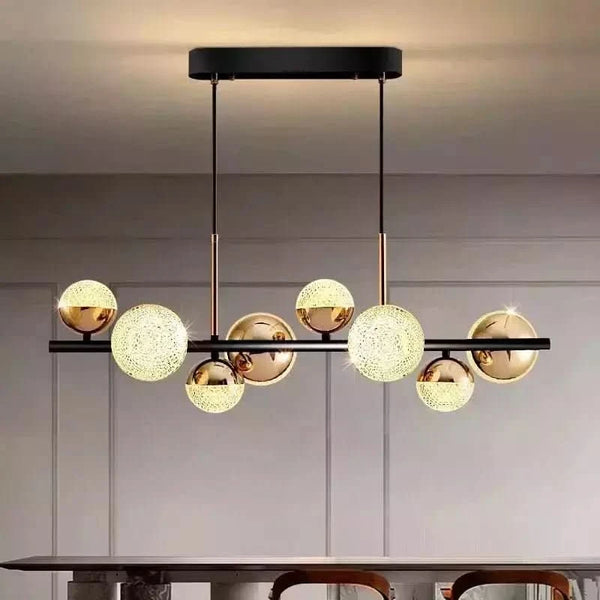 Suspension Ilôt Cuisine Boule Design | Éclat Moderne