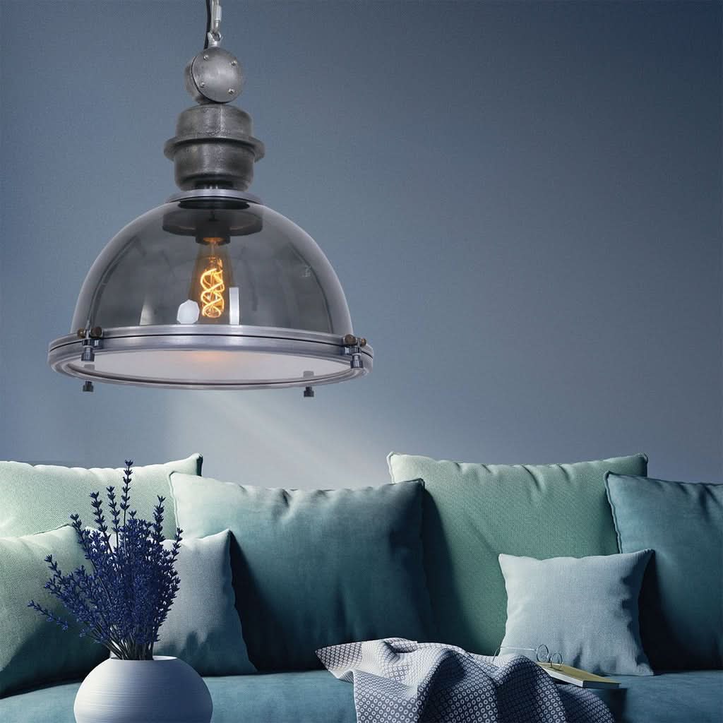 Suspension Industrielle En Verre | Raro