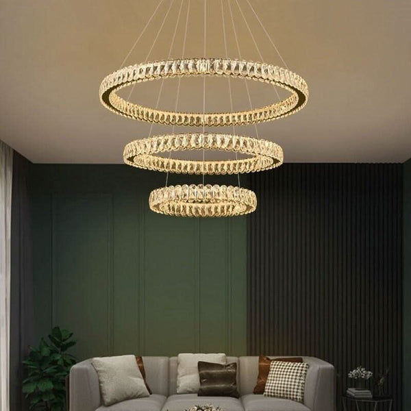LED-Ring-Pendelleuchte | Leuchtender Glanz