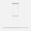 Suspension led cuisine, barre acier 114,5 cm à variateur tactile | Liné'Acier