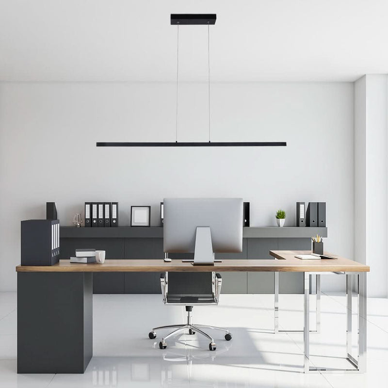 Suspension Moderne Noir Avec LED | Lory