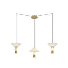 Suspension ZAMBELIS 28W Dimmable DESIGN Or Mat 23201