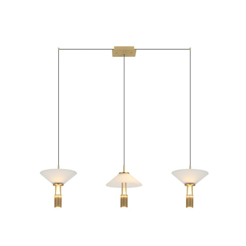 Suspension ZAMBELIS 28W Dimmable Direct/Indirect DESIGN Or Mat 23203