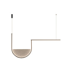 Suspension ZAMBELIS 35W Dimmable DESIGN Noir Mat et Gris 23170