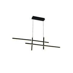 Suspension ZAMBELIS 47W Dimmable DESIGN Noir Sable 22023