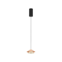 Suspension ZAMBELIS D130 9W DESIGN Beige et Blanc Huitre 25346
