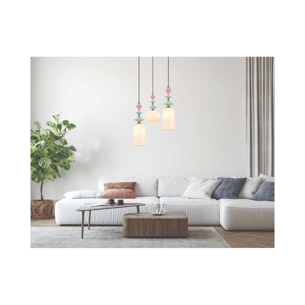 Suspension ZAMBELIS D130 E27 DESIGN Laiton Sans Source 22078