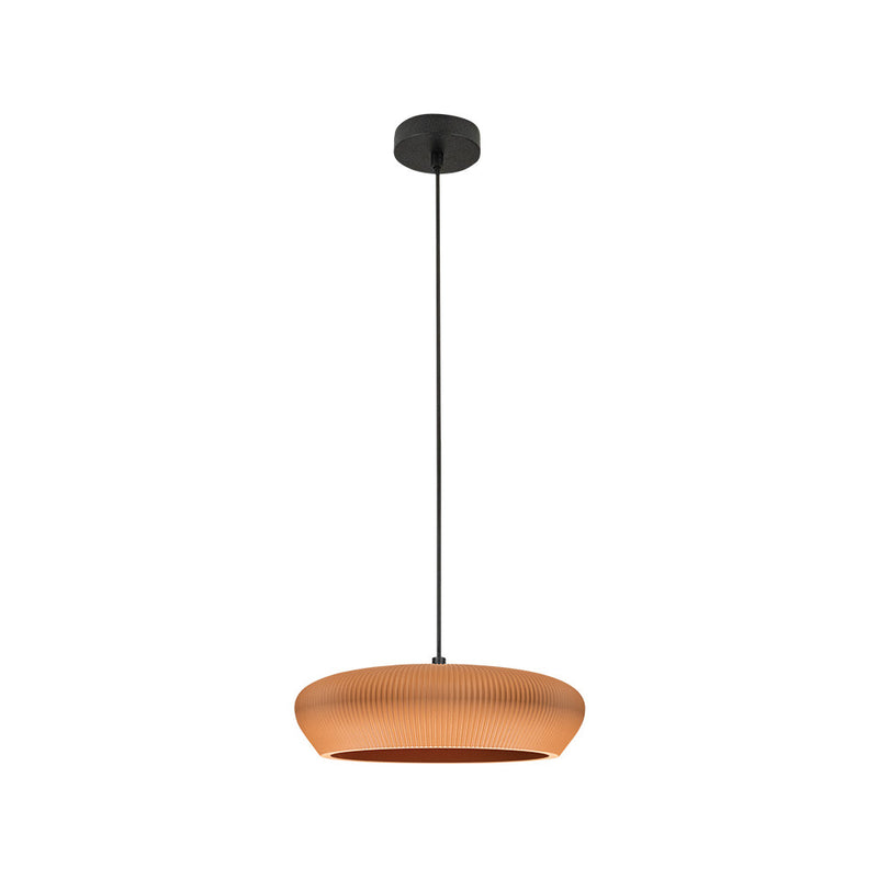 Suspension ZAMBELIS D285 2xG9 DESIGN Terracotta et Noir Sans Source 2591