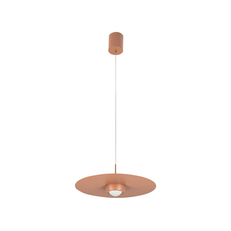 Suspension ZAMBELIS D350 21W Dimmable DESIGN Rouge Brique Sable 2586
