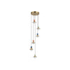 Suspension ZAMBELIS D390 40W Dimmable DESIGN Laiton Brosse 25102
