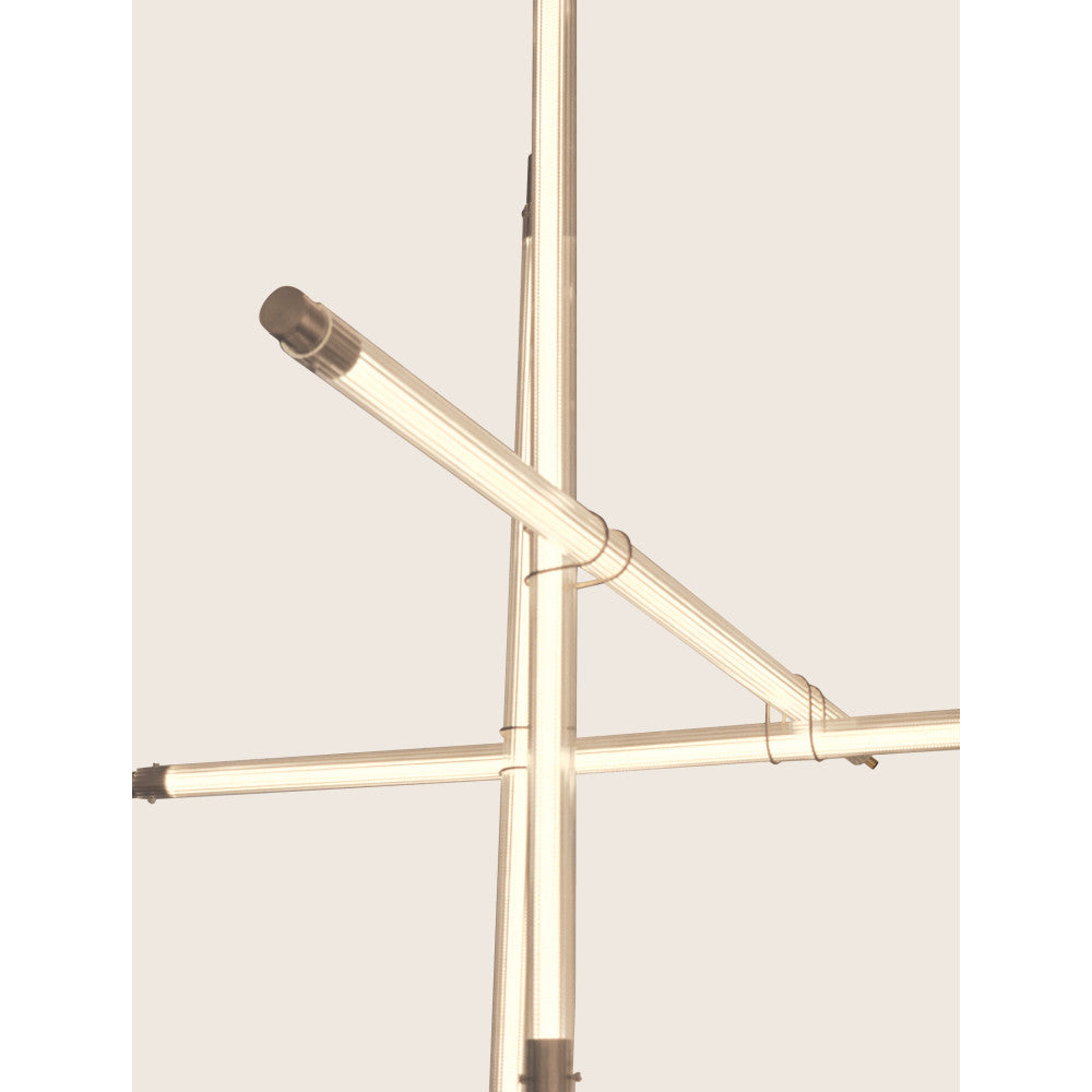 Suspension ZAMBELIS D40 20W Dimmable DESIGN Or Brosse 25168
