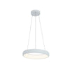 Suspension ZAMBELIS D400 32W Dimmable DESIGN Blanc Sable 2045