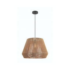 Suspension ZAMBELIS D480 E27 DESIGN Rotin Sans Source 20237
