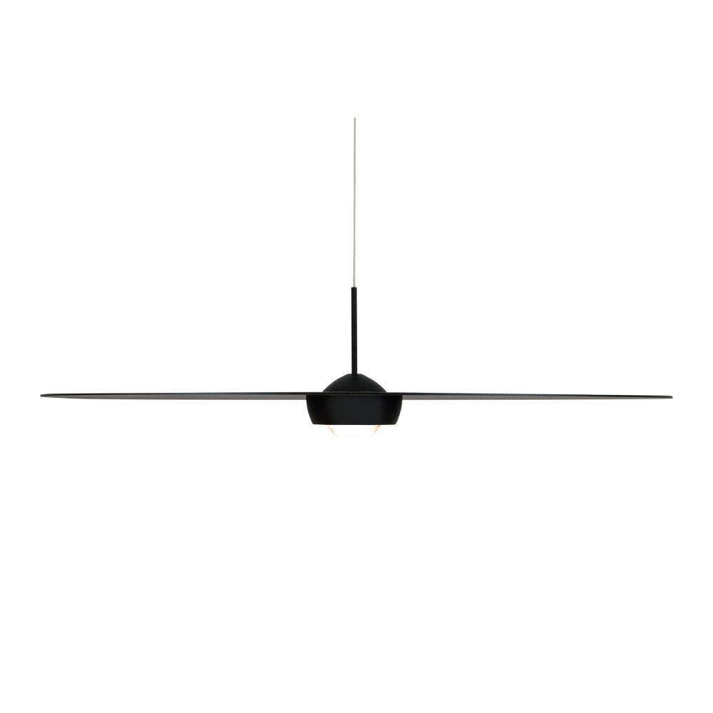 Suspension ZAMBELIS D550 21W Dimmable DESIGN Noir Sable 2587