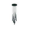 Suspension ZAMBELIS D70 25W DESIGN Noir Sable et Marbre Blanc 22113