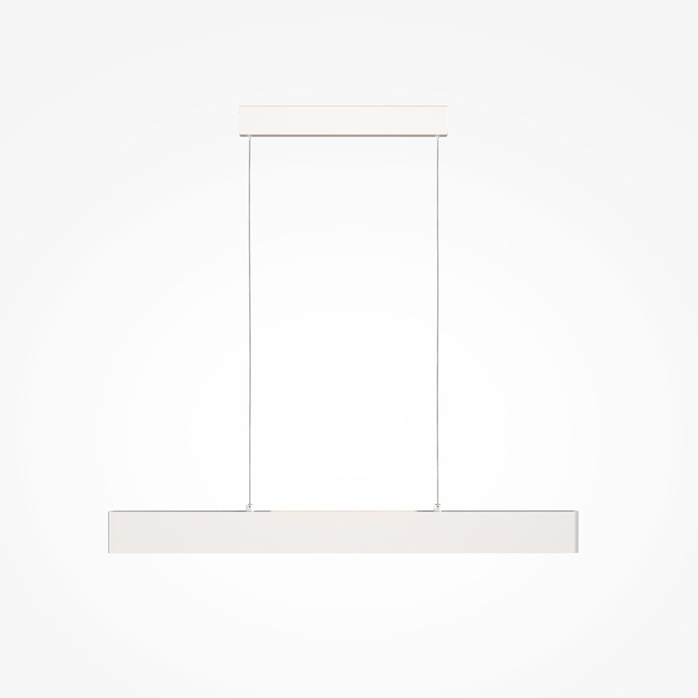 Vue de face de la version blanc mat, léger reflet sur la barre horizontale