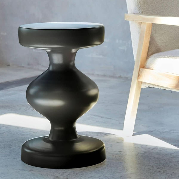 Beistelltisch Metall Schwarz | Ivresse