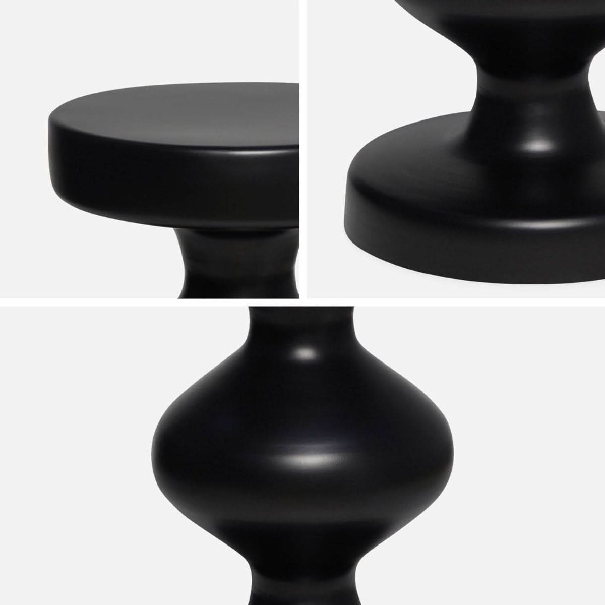 Table Appoint Métal Noir | Ivresse - Designix Table Basse