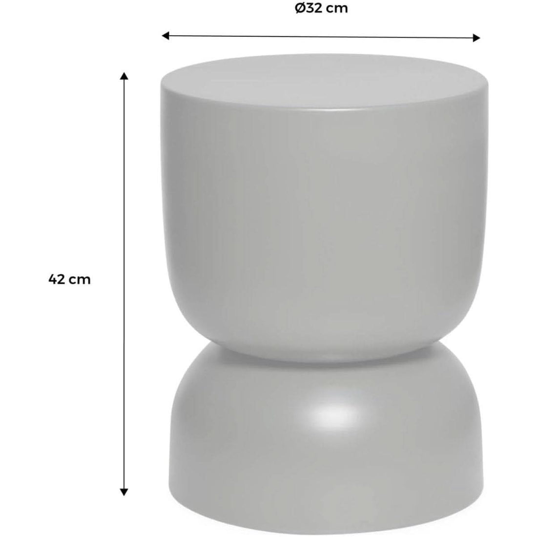Beistelltisch Metall Rosa | Duo