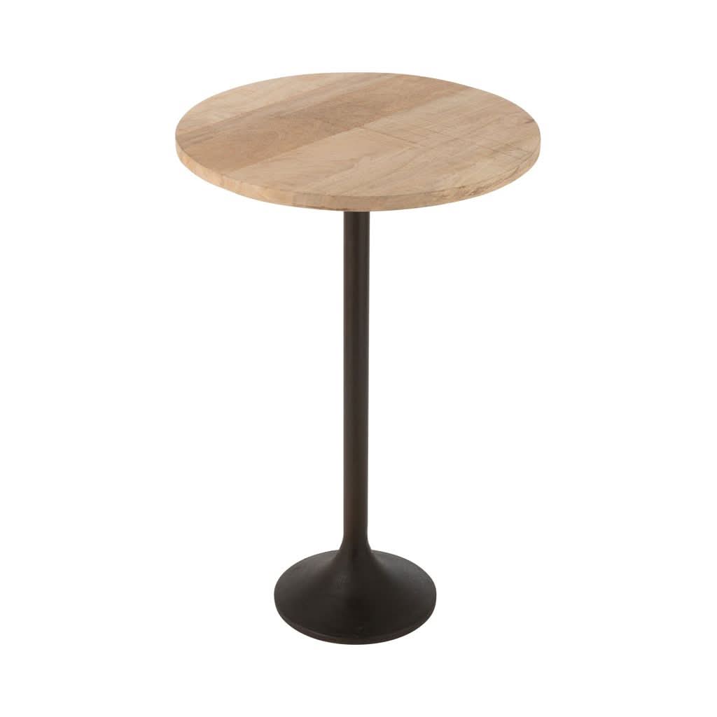 Table Bar Métal Bois Mangue - Designix