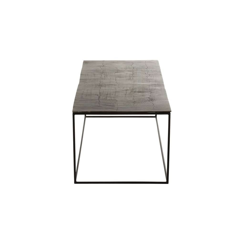 Table Basse Aluminium Fer Noir Antique - Designix