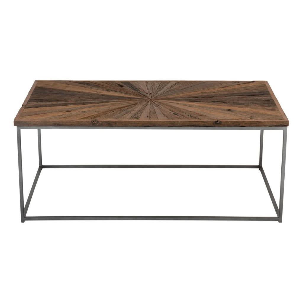 Couchtisch Holz Eisen Natur