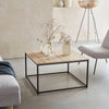 Industrieller Couchtisch aus Holz | Wave