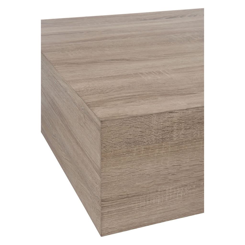 Quadratischer Couchtisch aus Naturholz