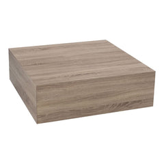 Quadratischer Couchtisch aus Naturholz
