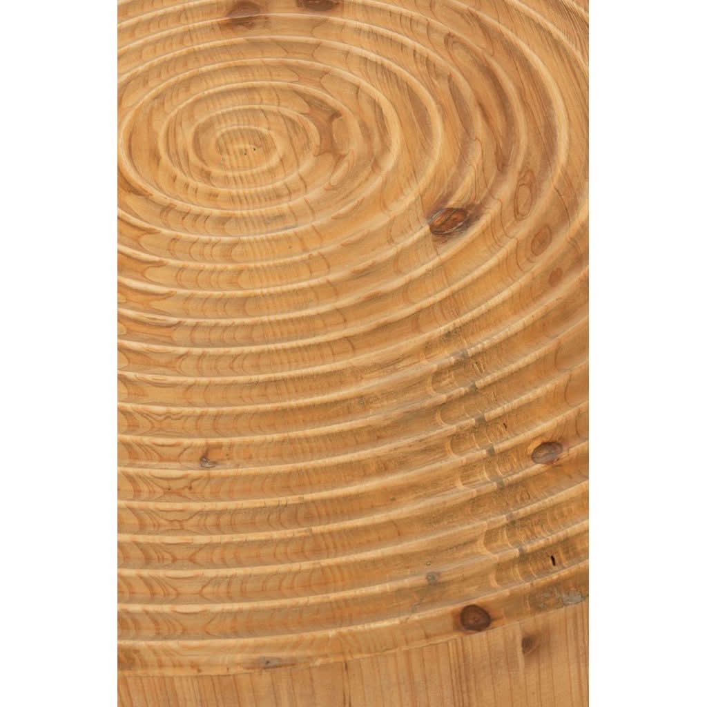 Couchtisch Kreise Holz Metall