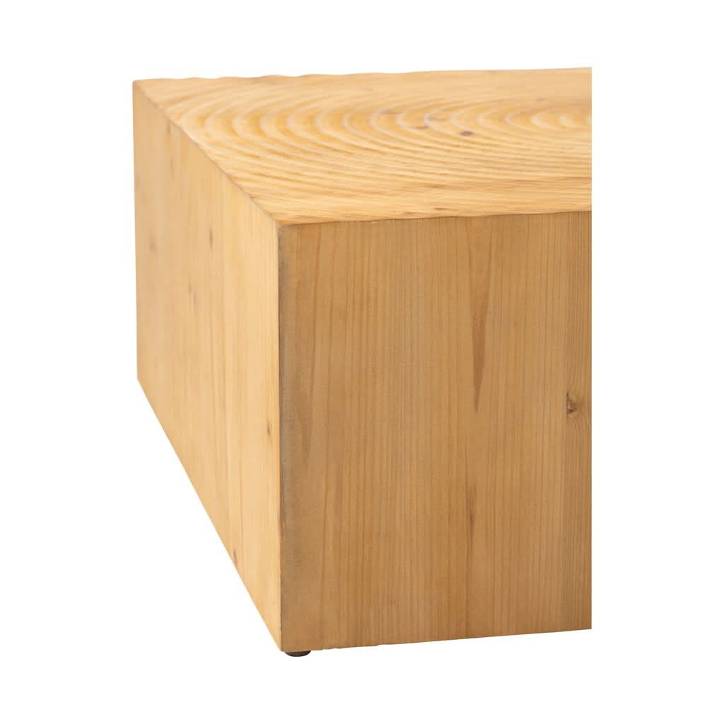 Couchtisch Fichte natur Kreise