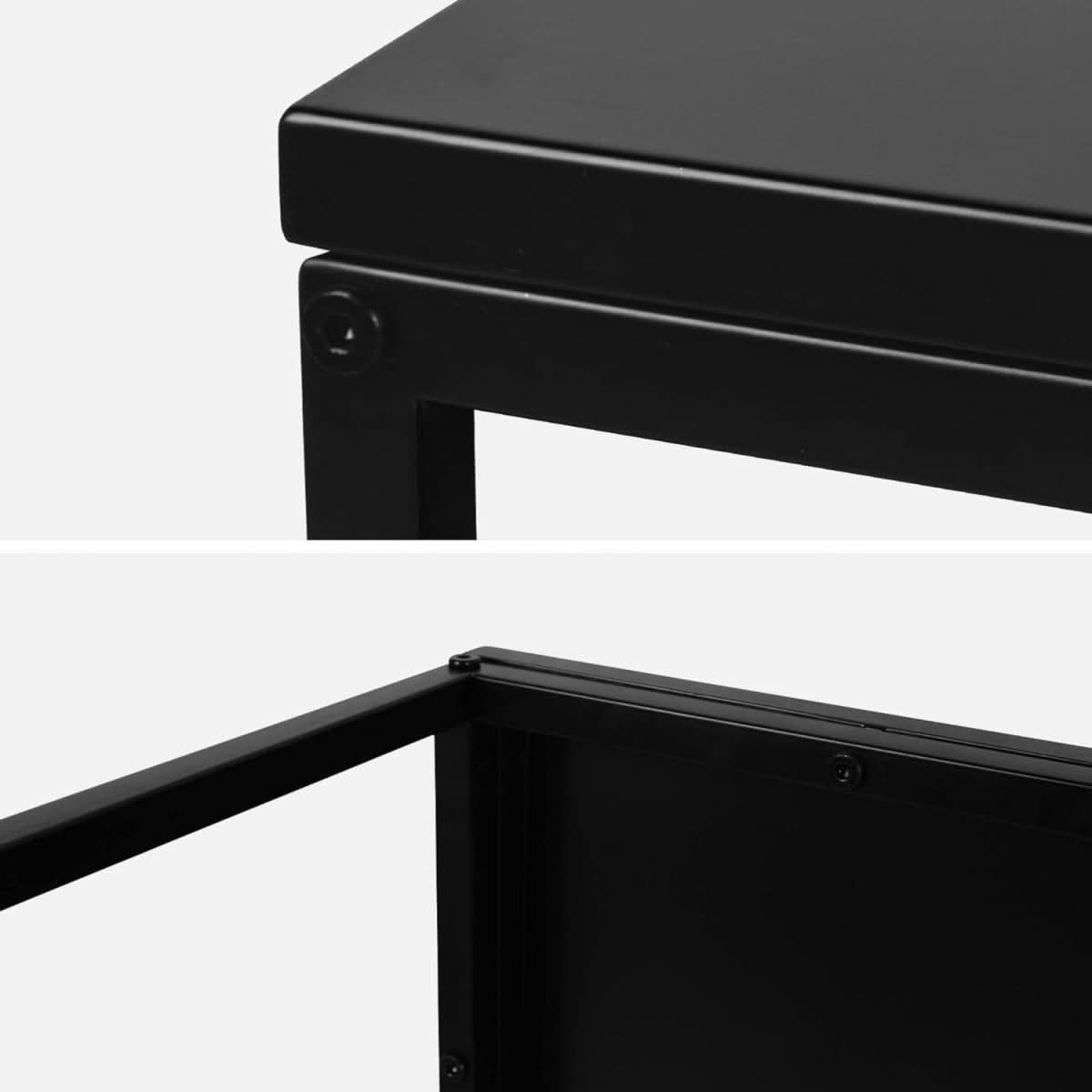 Table Basse Industrielle Métal Noir | Jubile - Designix Table Basse