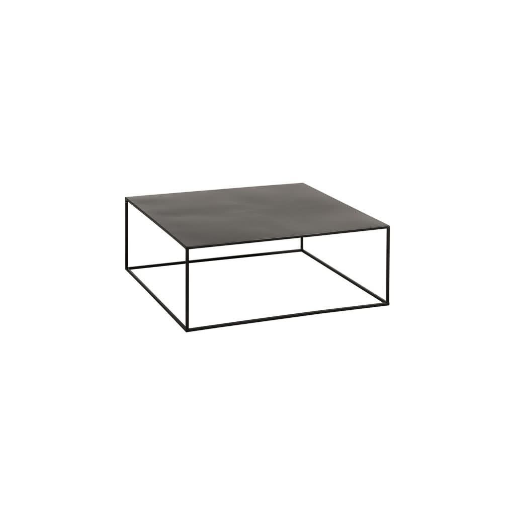 Table Basse Métal Noir Carrée | Sira - Designix Table Basse