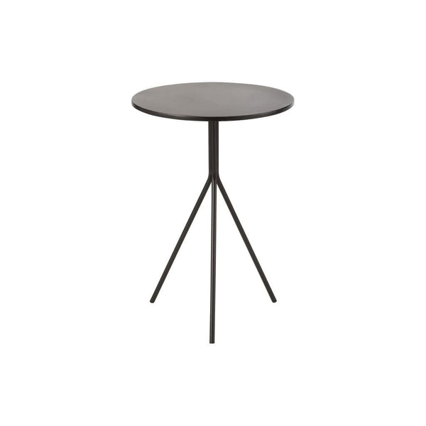 Moderner Couchtisch aus schwarzem Metall