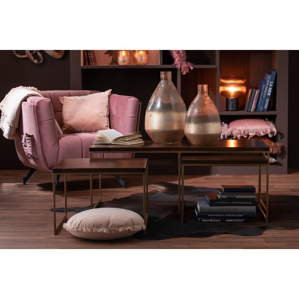Couchtisch Rafi Eisen Mangoholz