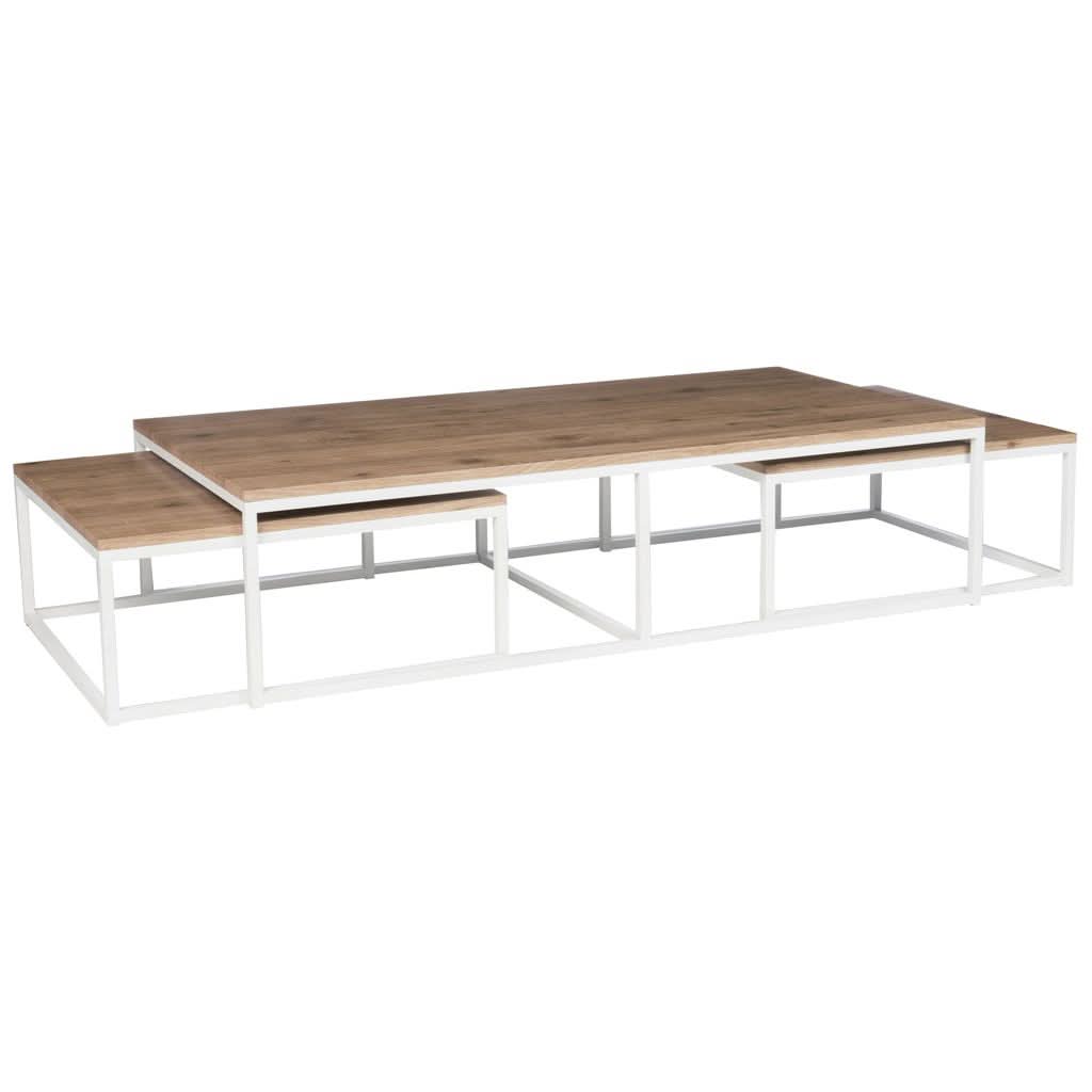 Table Basse Rectangulaire Bois Métal - Designix