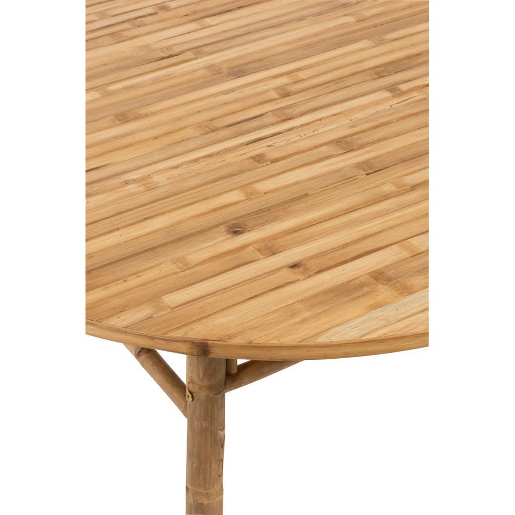 Table Basse Ronde Bambou Naturel - Designix