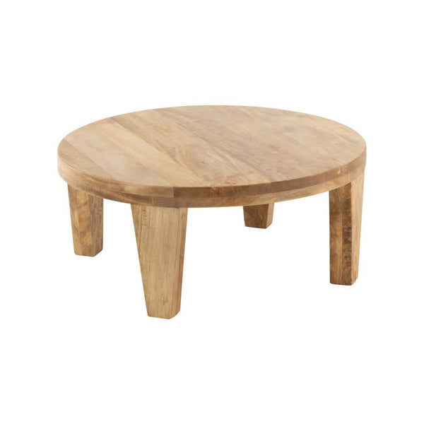 Table Basse Ronde Bois Naturel