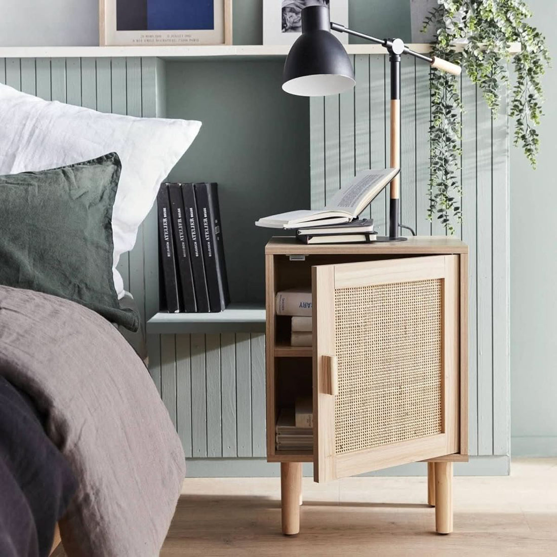 Nachttisch Rattan Holz | Bluff