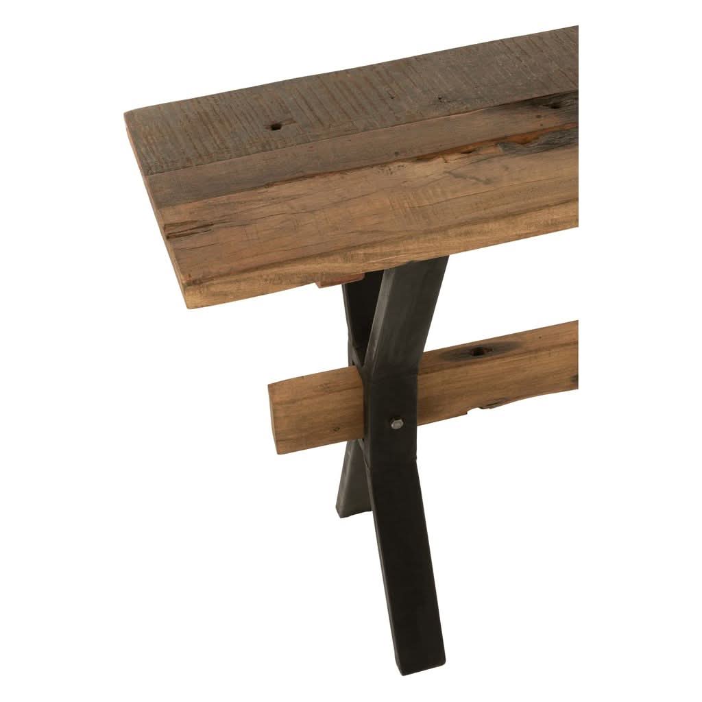 Table Console Vintage En Bois