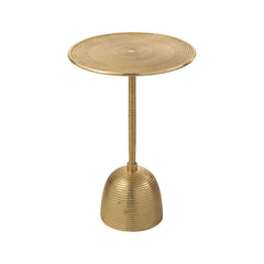 Beistelltisch Aluminium Gold